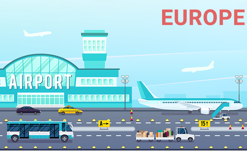 Danh Sách Sân Bay Quốc Tế Châu Âu Kèm Theo Mã ICAO và IATA