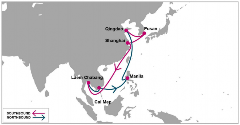 ONE thêm tuyến mới Trung Quốc sang Đông Nam Á