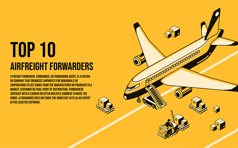 TOP 10 AIRFREIGHT FORWARDER - DANH SÁCH 10 CÔNG TY GIAO NHẬN VẬN TẢI HÀNG KHÔNG HÀNG ĐẦU
