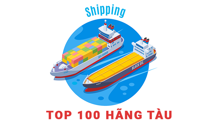 Top 100 hãng tàu lớn nhất thế giới - bẢNG XẾP HẠNG 100 HÃNG TÀU LỚN NHẤT