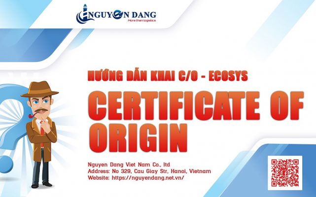 HƯỚNG DẪN KHAI BÁO HỒ SƠ ĐĂNG KÝ CO TRÊN HỆ THỐNG ECOSYS - ECOSYS GOV.VN