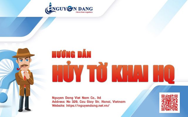 VIDEO HƯỚNG DẪN HỦY TỜ KHAI HẢI QUAN XUẤT NHẬP KHẨU TRÊN DỊCH VỤ CÔNG PUS.CUSTOMS.GOV.VN