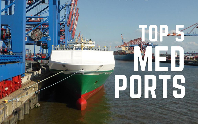 Top 5 cảng container nhộn nhịp nhất Địa Trung Hải update 2022