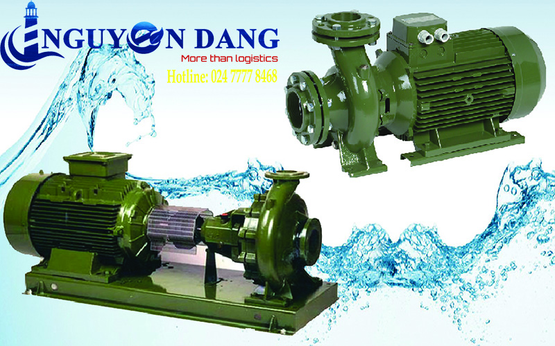 Thủ tục nhập khẩu máy bơm ly tâm trục ngang